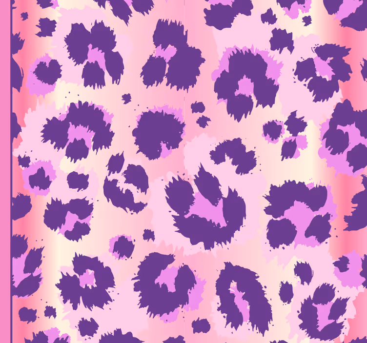 Leopard Print Panels leopard print wallpaper - TenStickers