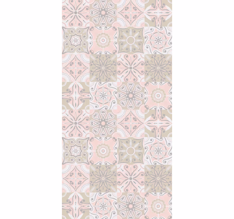Tile Pattern tile effect wallpaper - TenStickers
