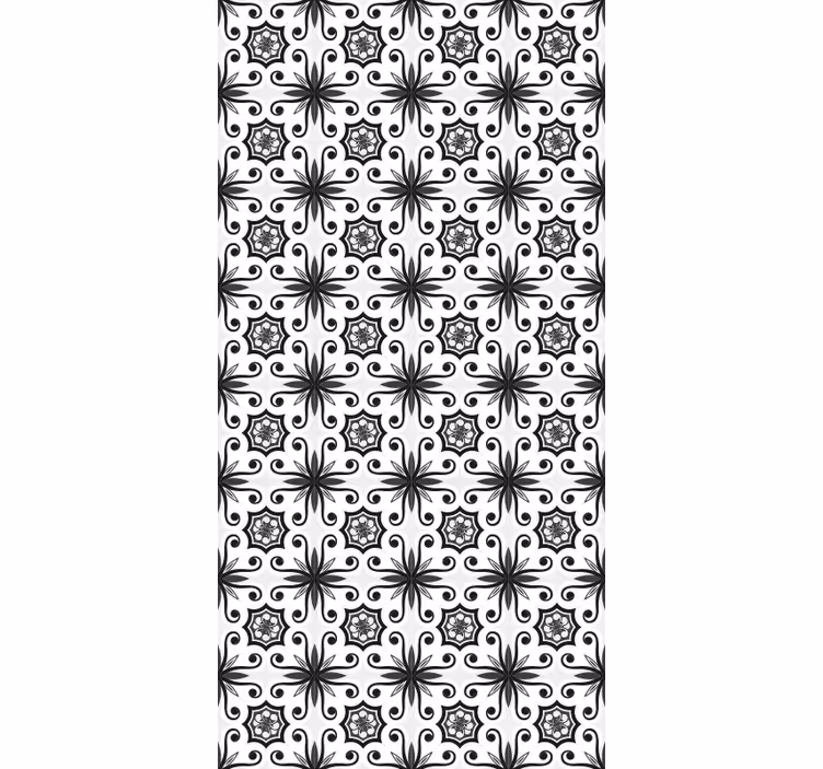 Decorative Tile Pattern tile effect wallpaper - TenStickers