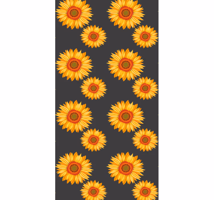 Sunflower Elegance flowers wallpaper - TenStickers