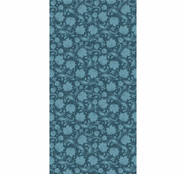 Ornate Flourish Pattern floral wallpaper - TenStickers
