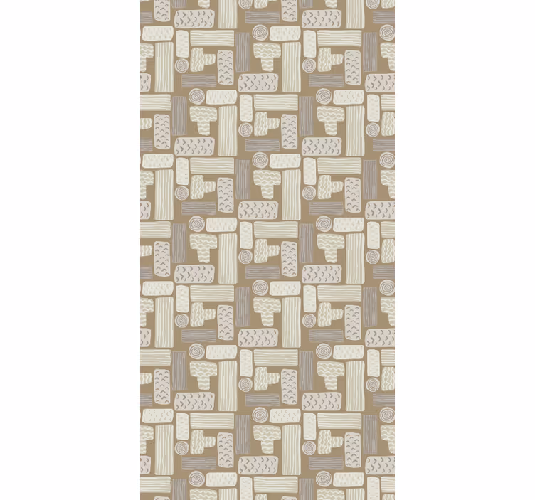 Geometric Marble marble effect wallpaper - TenStickers