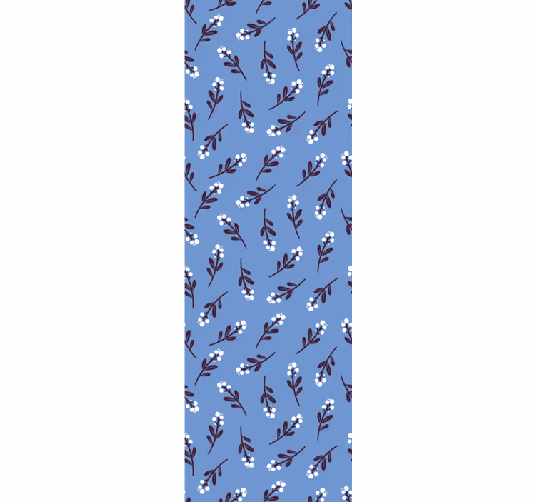 Floral Branches Motif flowers wallpaper - TenStickers
