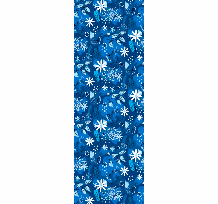 Floral Fauna Motif art wallpaper - TenStickers