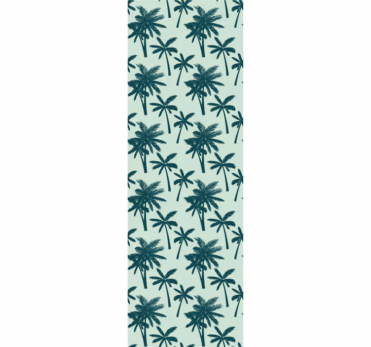 Palm Pattern Display wallpaper of a tree - TenStickers