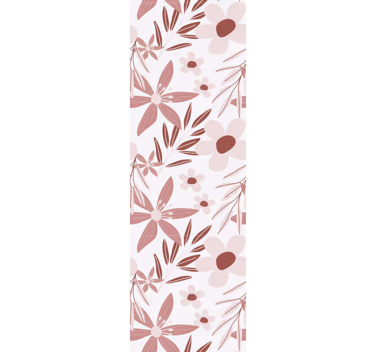 Floral Pattern Motif flowers wallpaper - TenStickers