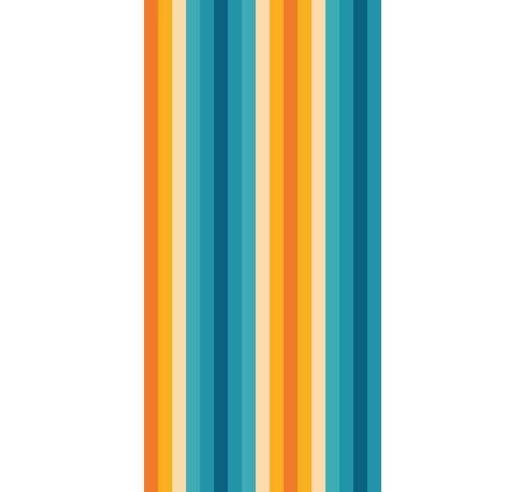 Striped Harmony wallpaper vertically striped - TenStickers