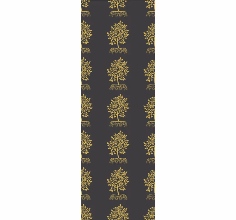 Arboreal Motif wallpaper of a tree - TenStickers