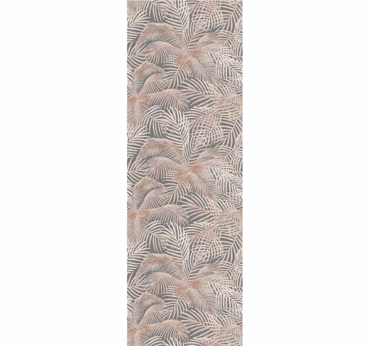 Palm leaves outline  Modern Wallpaper - TenStickers