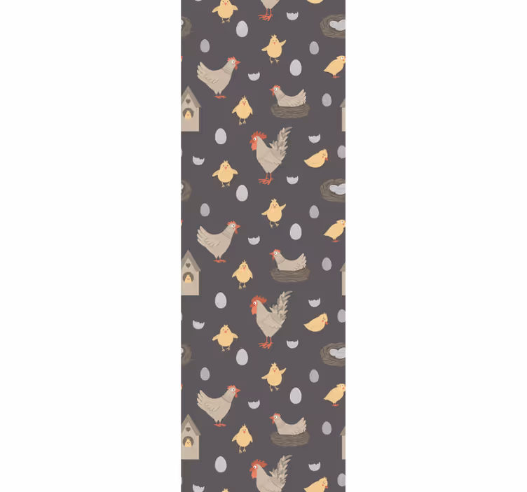 Farmyard Motif animals wallpaper - TenStickers
