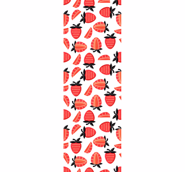 Berry Pattern nature wallpaper - TenStickers