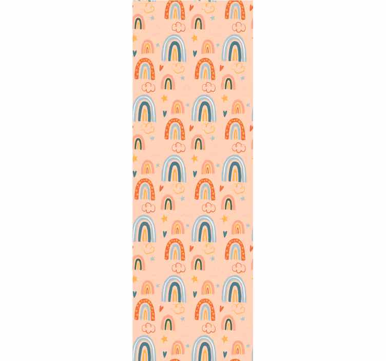 Rainbow Dreamscape wallpaper teenage bedroom - TenStickers