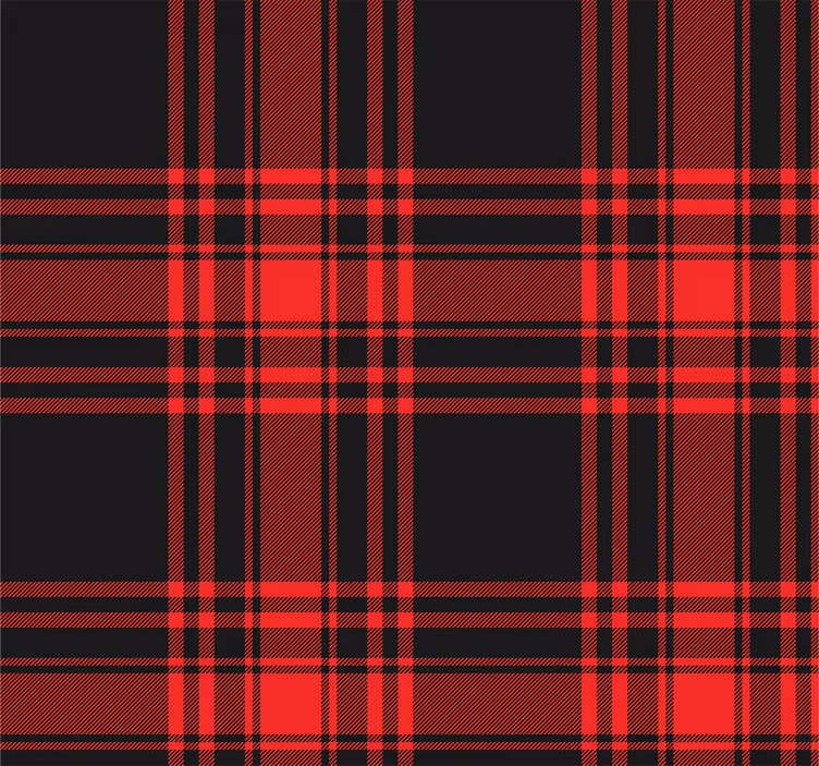 Classic Plaid wallpaper striped - TenStickers