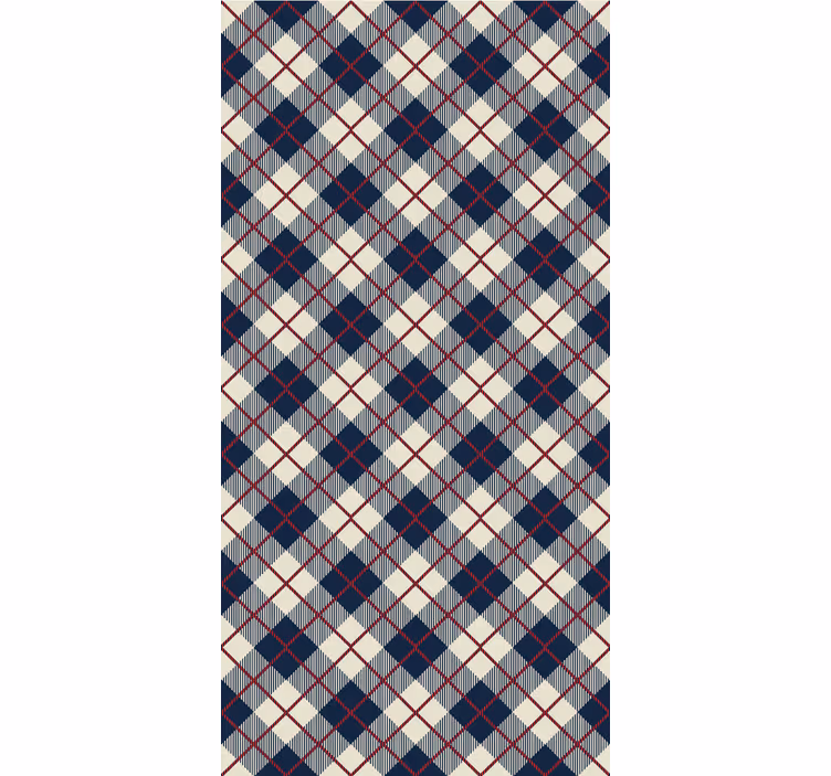 Argyle Pattern wallpaper geometric - TenStickers