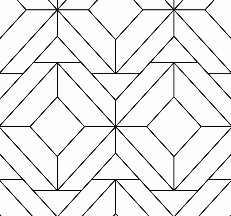 Geometric Lines Decor wallpaper geometric - TenStickers