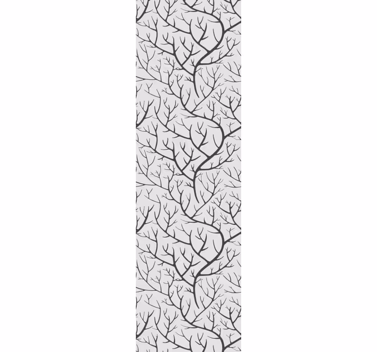 Bare Branches Pattern wallpaper of a tree - TenStickers