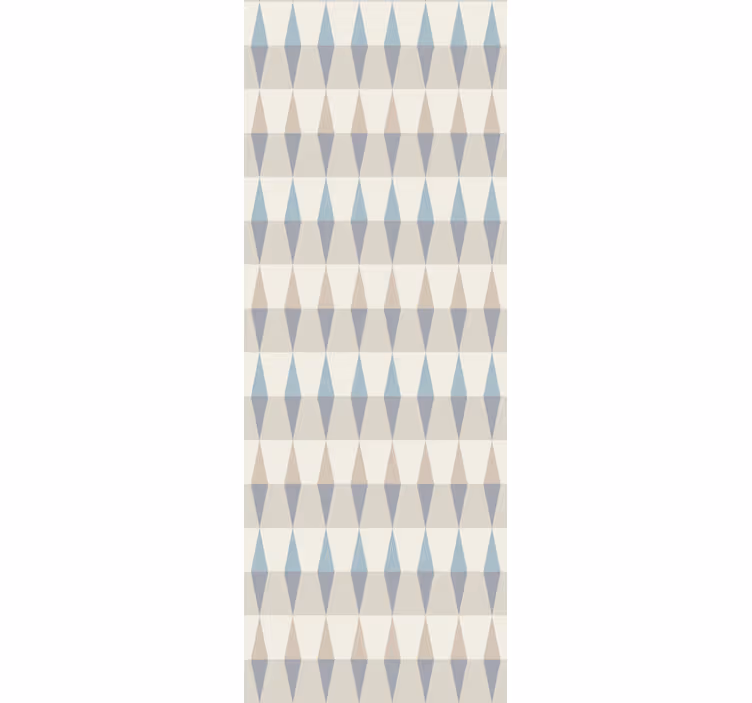 Stylized Diamond Pattern wallpaper geometric - TenStickers
