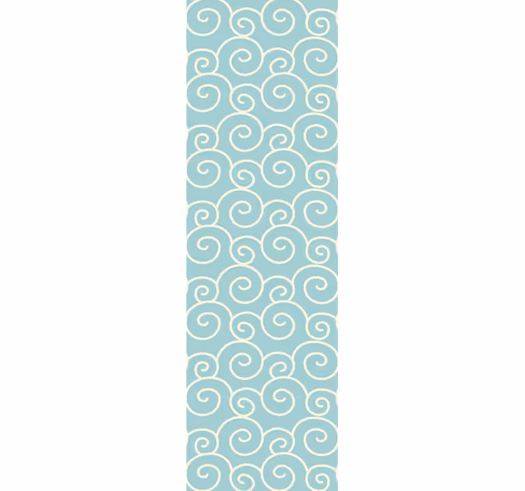 Swirling Spirals ornamental wallpaper - TenStickers