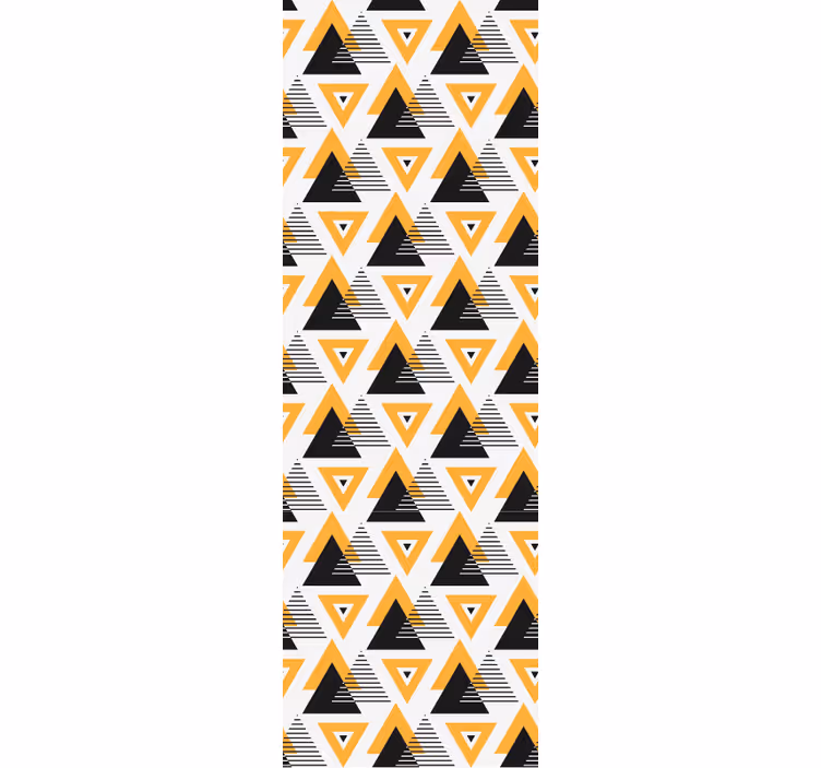 Triangles into triangles design wallpaper - TenStickers