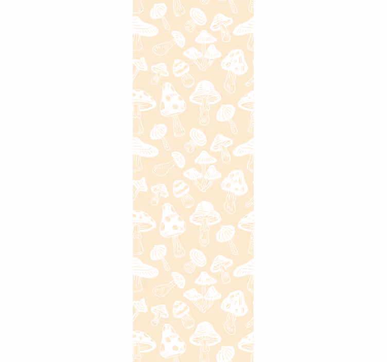 Mushroom Sketches animals wallpaper - TenStickers