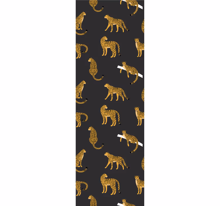 Leopard Spots Motif leopard print wallpaper - TenStickers