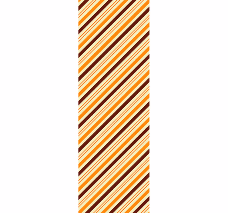 Diagonal Stripe Pattern wallpaper horizontal stripes - TenStickers