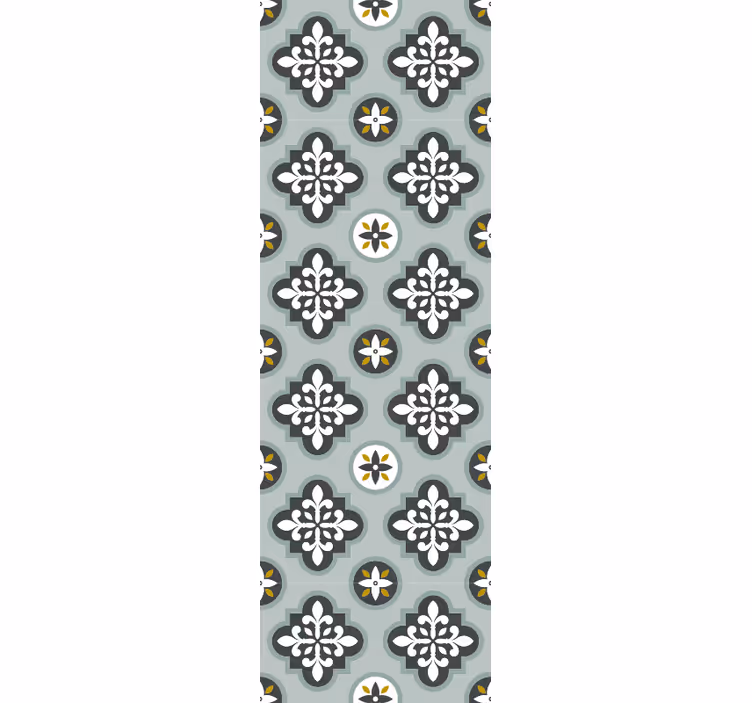 Ornate Bloom Pattern ornamental wallpaper - TenStickers