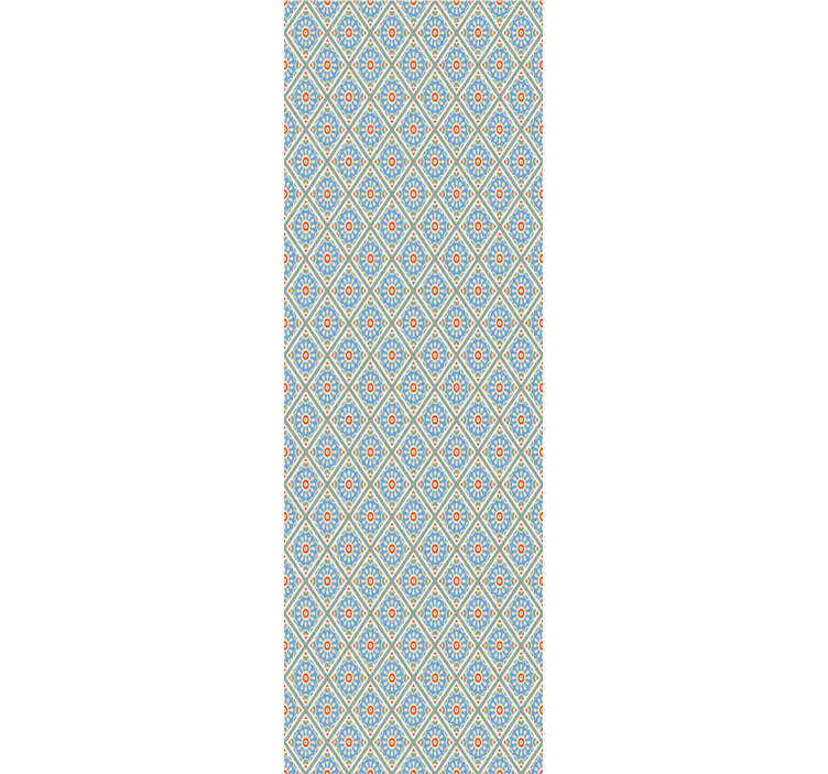 Tile effect wallpaper geometric tile essence - TenStickers