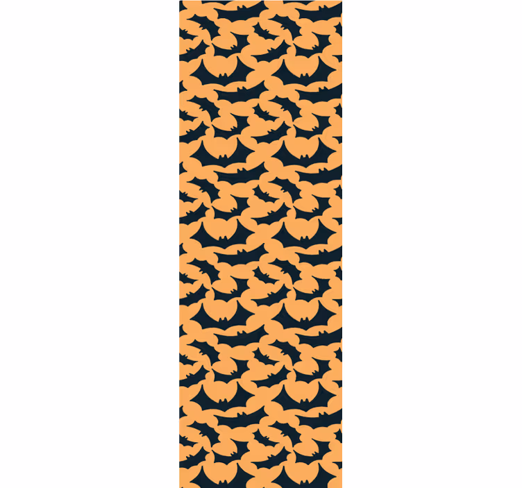 Halloween Bats Pattern cute halloween wallpaper - TenStickers
