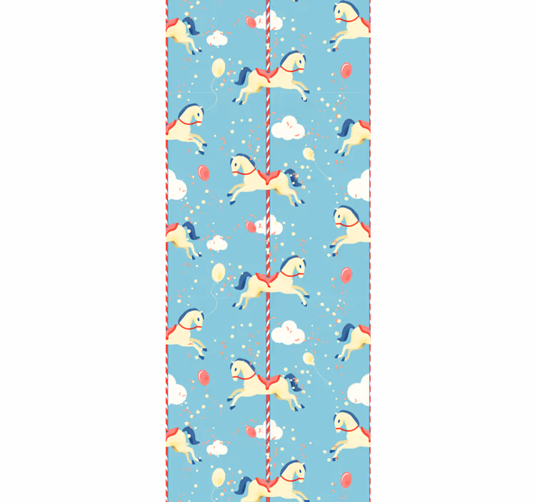 Circus Ducks Delight animals wallpaper - TenStickers