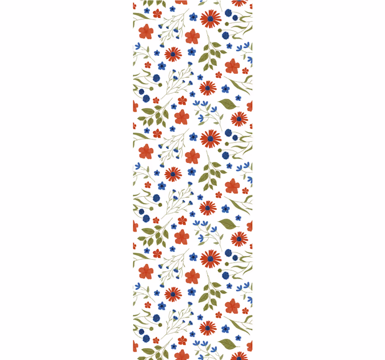 Floral Motif Detail flowers wallpaper - TenStickers