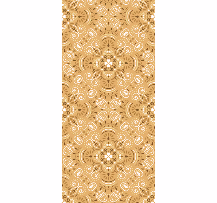 Intricate Mandala Pattern ornamental wallpaper - TenStickers