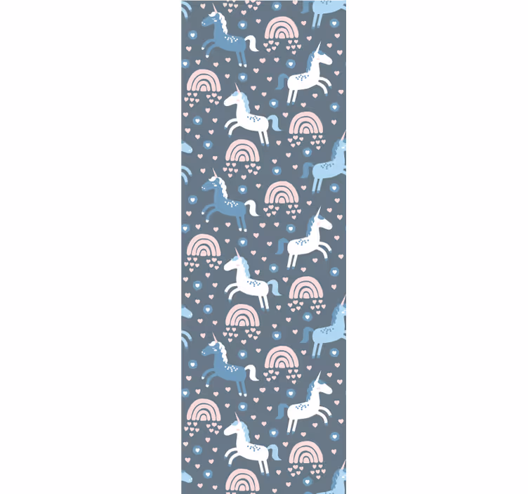 Giraffe Rainbows Motif animals wallpaper - TenStickers