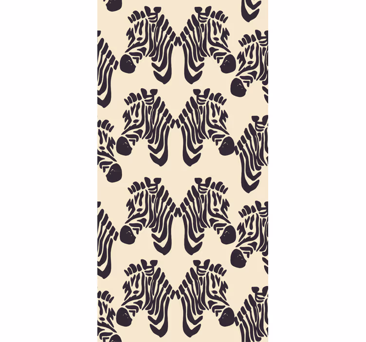 Zebra Pattern Design wallpaper zebras - TenStickers