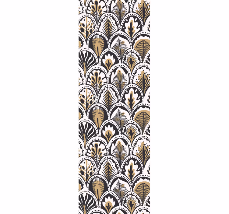 Ornamental Gatsby ornamental wallpaper - TenStickers