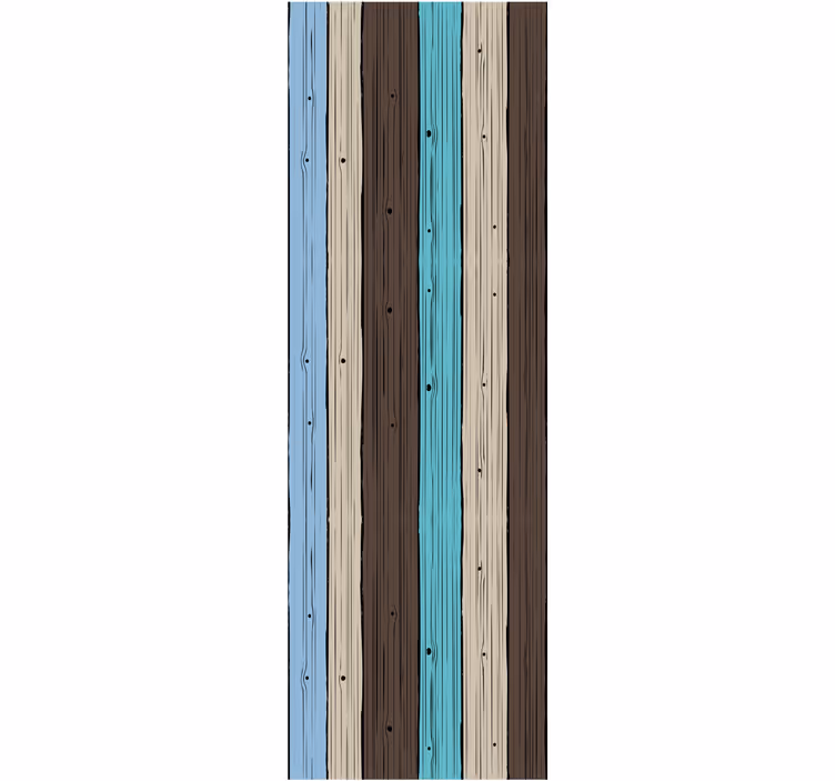 scaffolding wood structure wood effect  wllpaper - TenStickers
