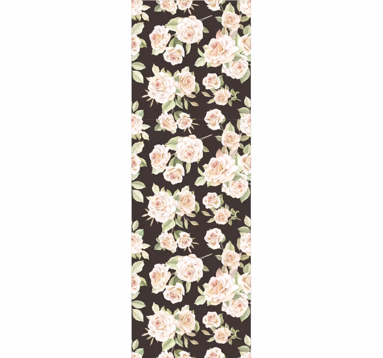 Blooming Roses flowers wallpaper - TenStickers