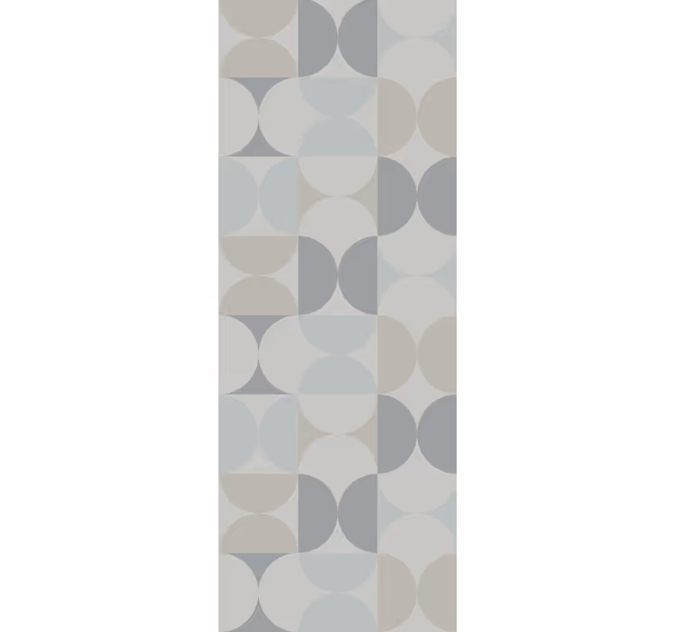 Circular Geometric Motifs wallpaper geometric - TenStickers