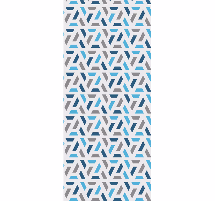 Abstract Interlocking Patterns wallpaper geometric - TenStickers