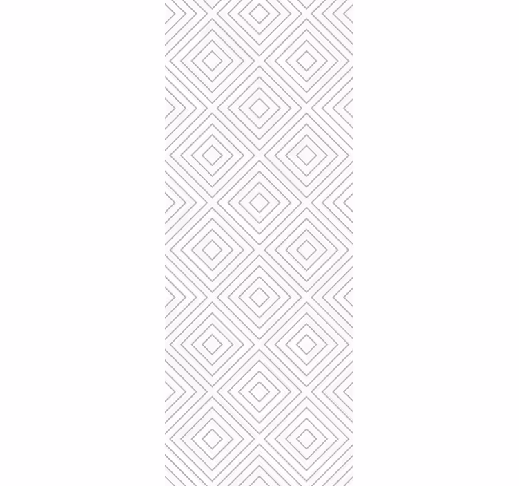 Wallpaper geometric diamond shape - TenStickers