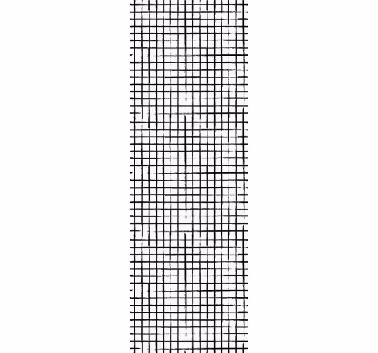 Grid Pattern wallpaper geometric - TenStickers