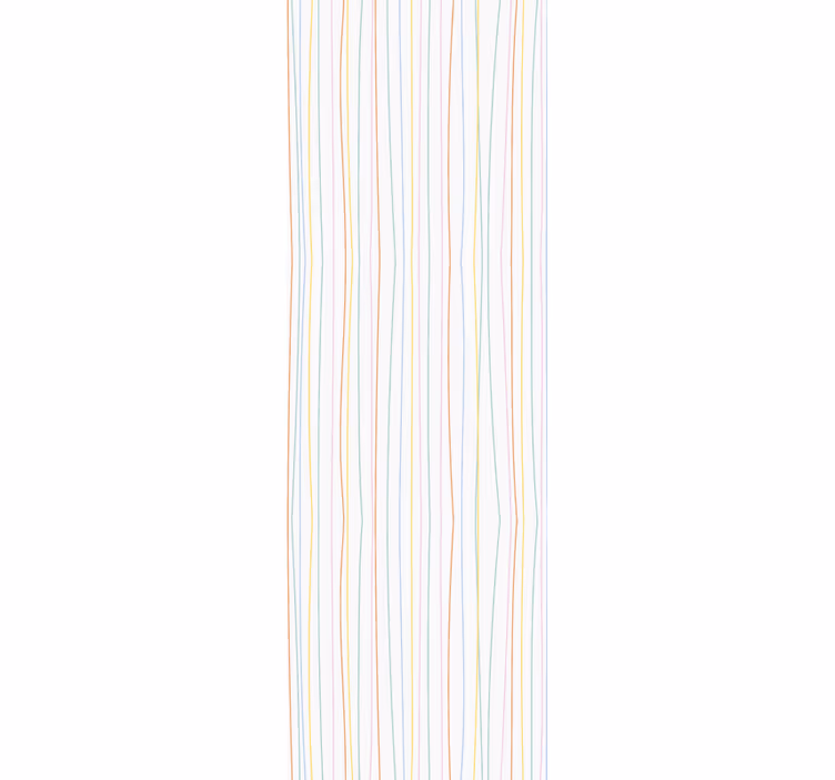 Pastel Stripe Serenity wallpaper horizontal stripes - TenStickers