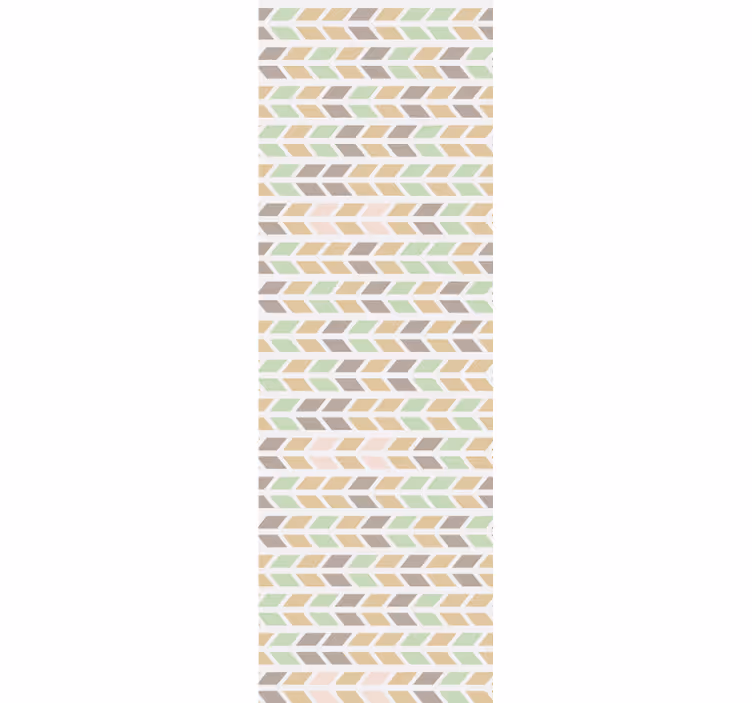 Chevron arrow pattern wallpaper horizontal stripes - TenStickers