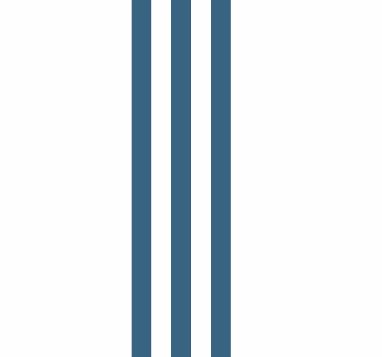 Navy vertical pattern wallpaper striped - TenStickers