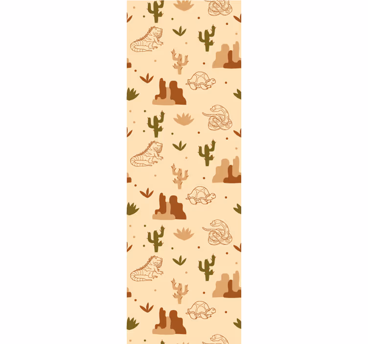 Desert Fauna Theme animals wallpaper - TenStickers