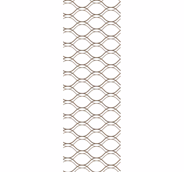 Elegant patterned design wallpaper horizontal stripes - TenStickers