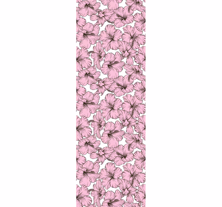 Hibiscus Floral Arrangement flowers wallpaper - TenStickers