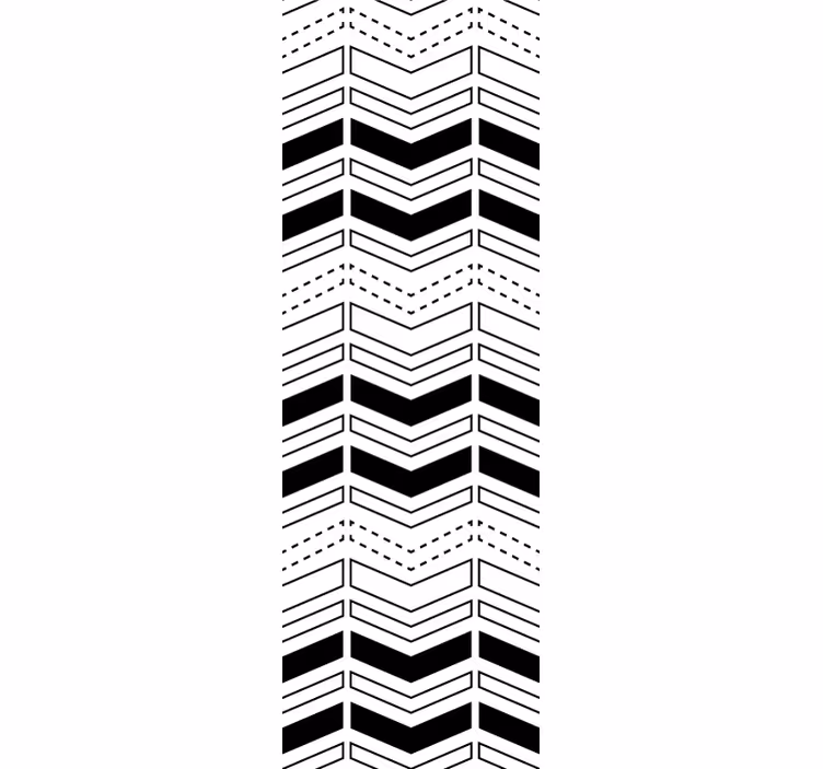 Creative arrows shapes modern wallpaper - TenStickers