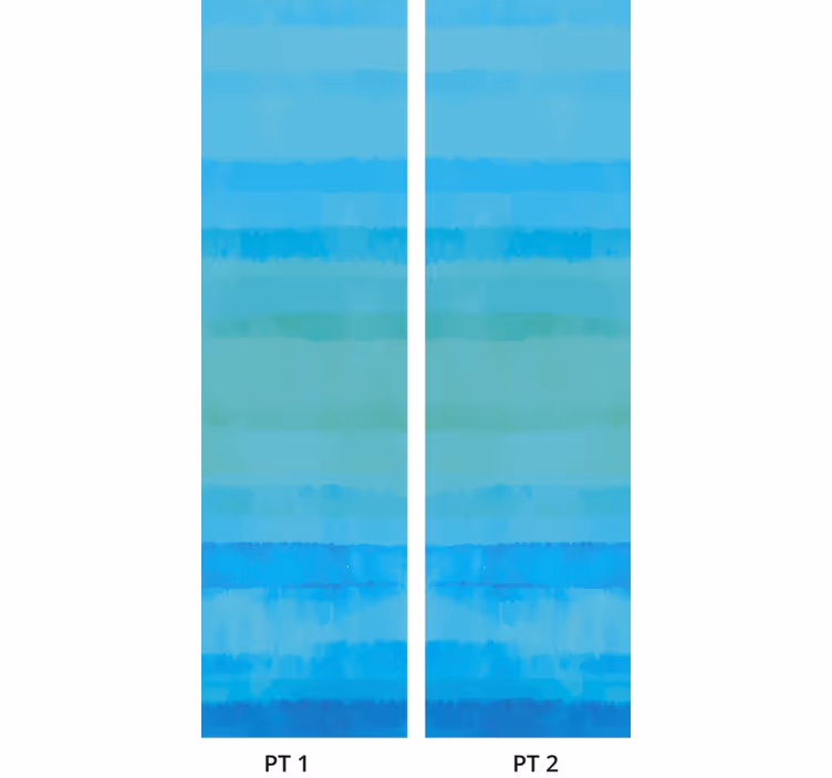 Horizontal Stripes Panorama wallpaper horizontal stripes - TenStickers