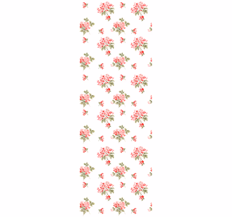 Vintage arrangements pattern flowers wallpaper - TenStickers